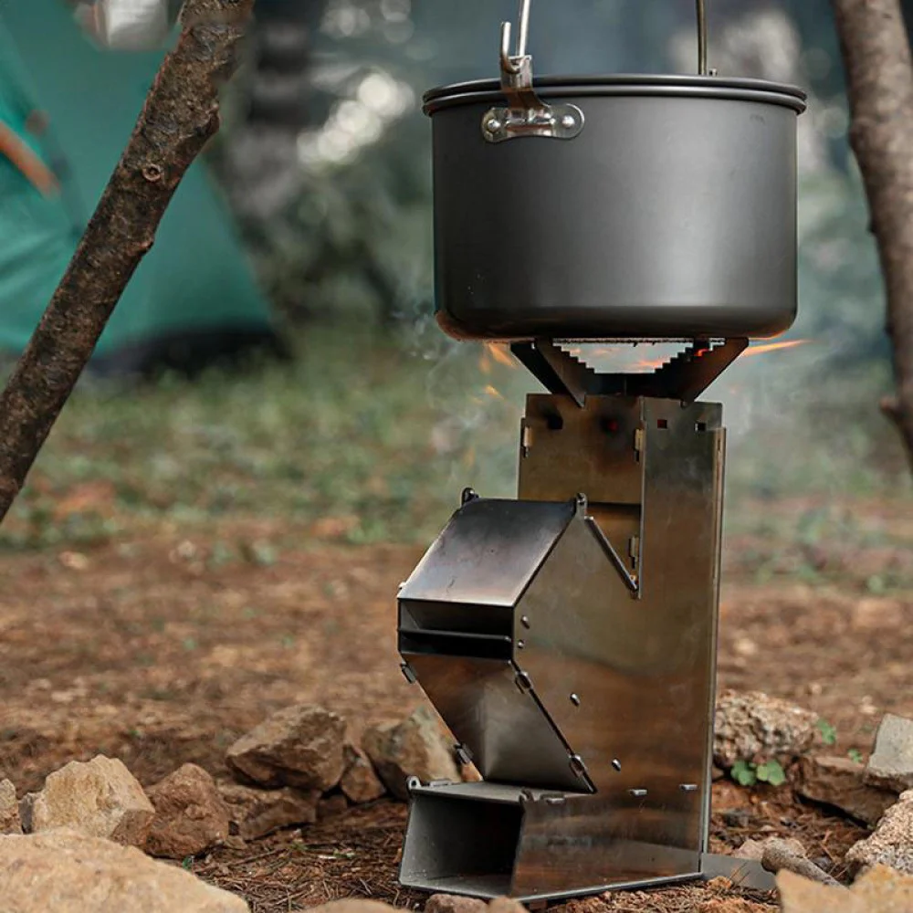 Stainless Steel Rocket Stove Stainless Steel Rocket Stove